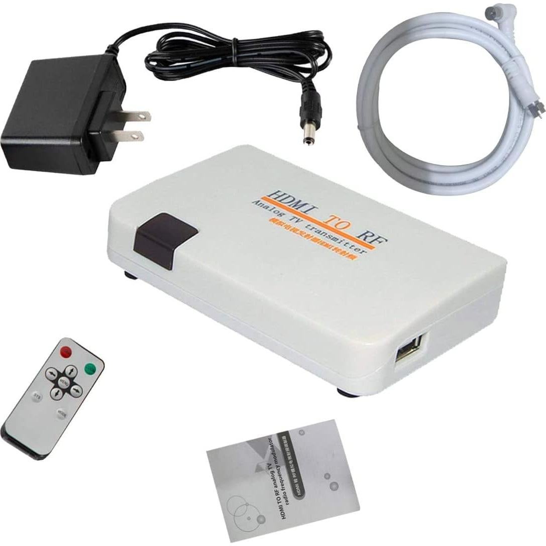 Modulador RF HDMI a Coaxial Quadrivalue - Adaptador VHF