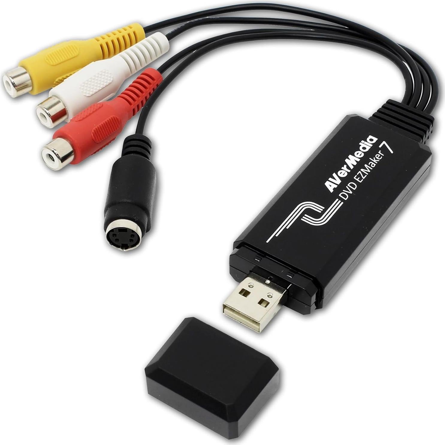 Tarjeta de Captura AVerMedia EZMaker 7 USB - Digitaliza VHS a DVD