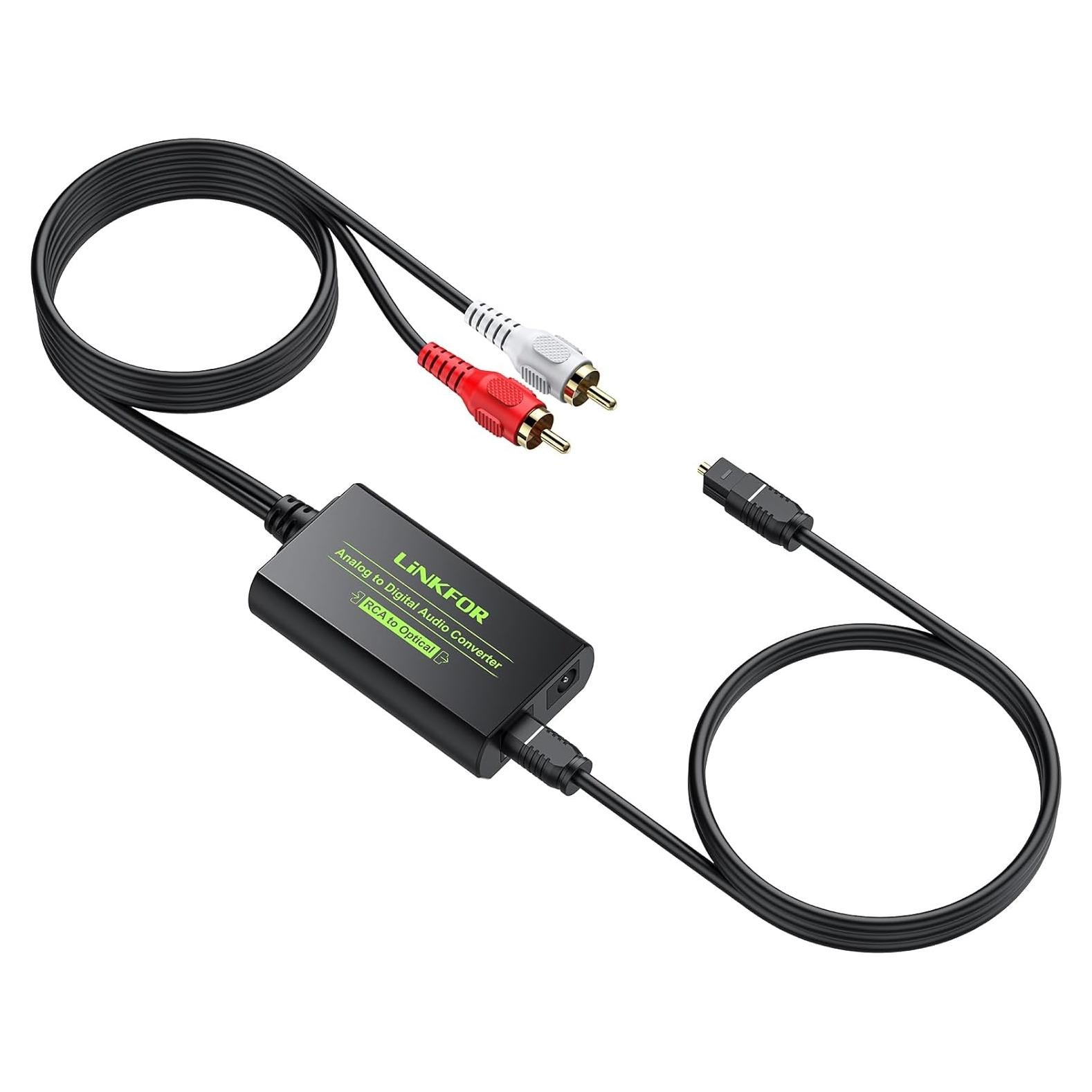 Convertidor de Audio RCA a Digital Toslink SPDIF LiNKFOR