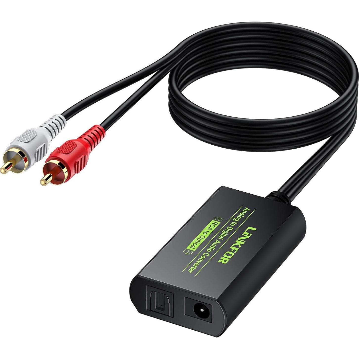 Convertidor de Audio RCA a Digital Toslink SPDIF LiNKFOR
