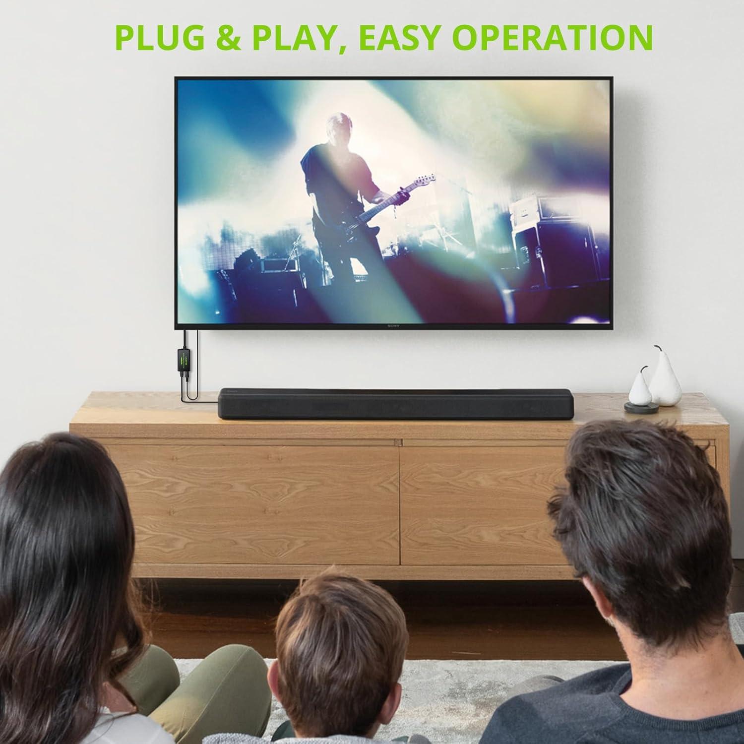 Convertidor de Audio RCA a Digital Toslink SPDIF LiNKFOR