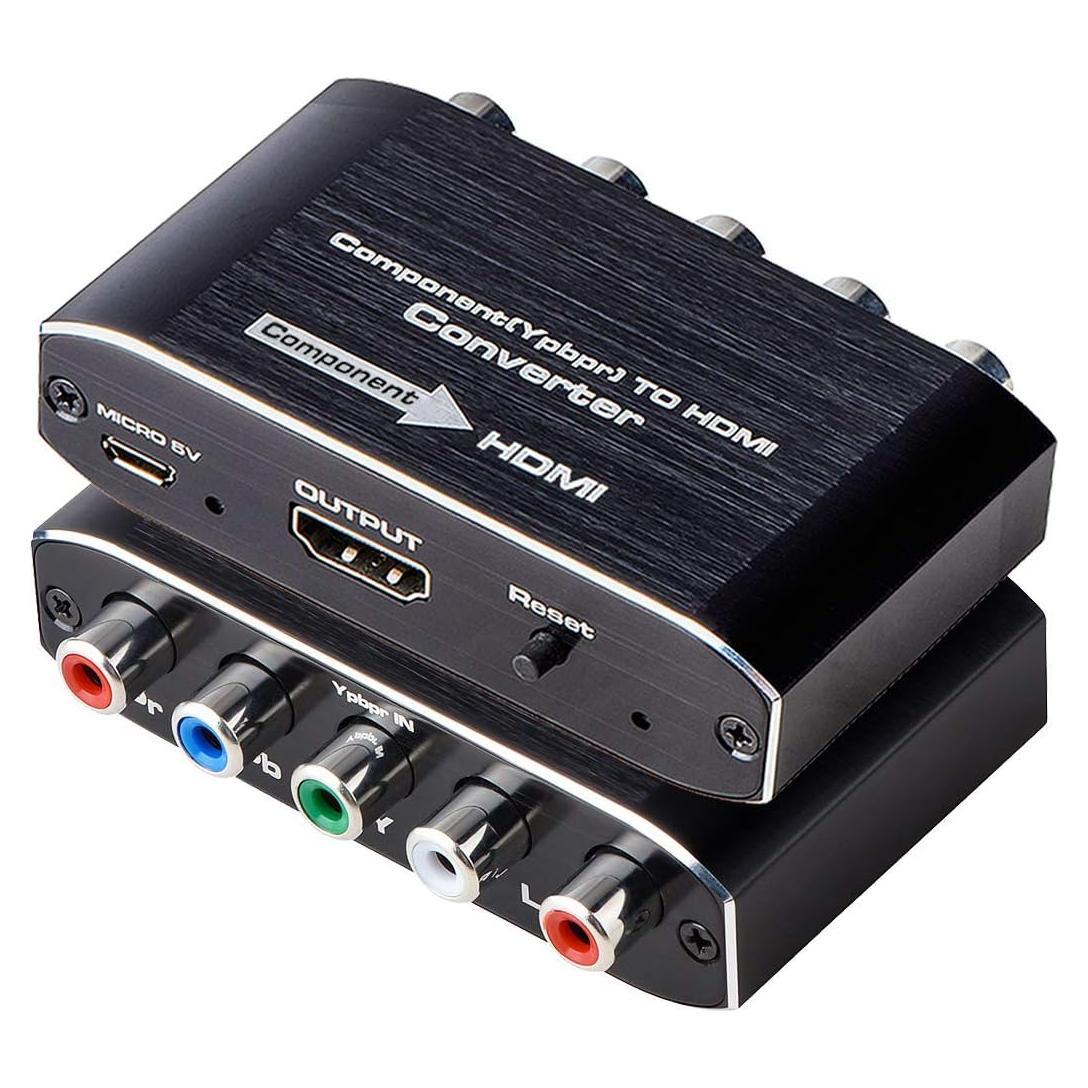 Convertidor de Componente a HDMI Anber-Tech 1080P Negro