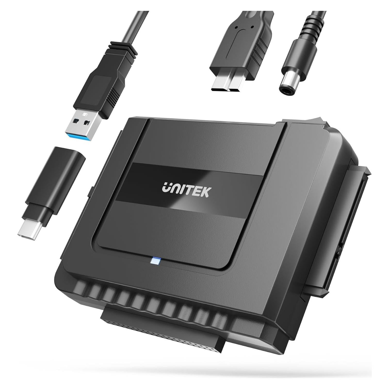 Adaptador Unitek USB C a SATA IDE 2.5/3.5" HDD/SSD