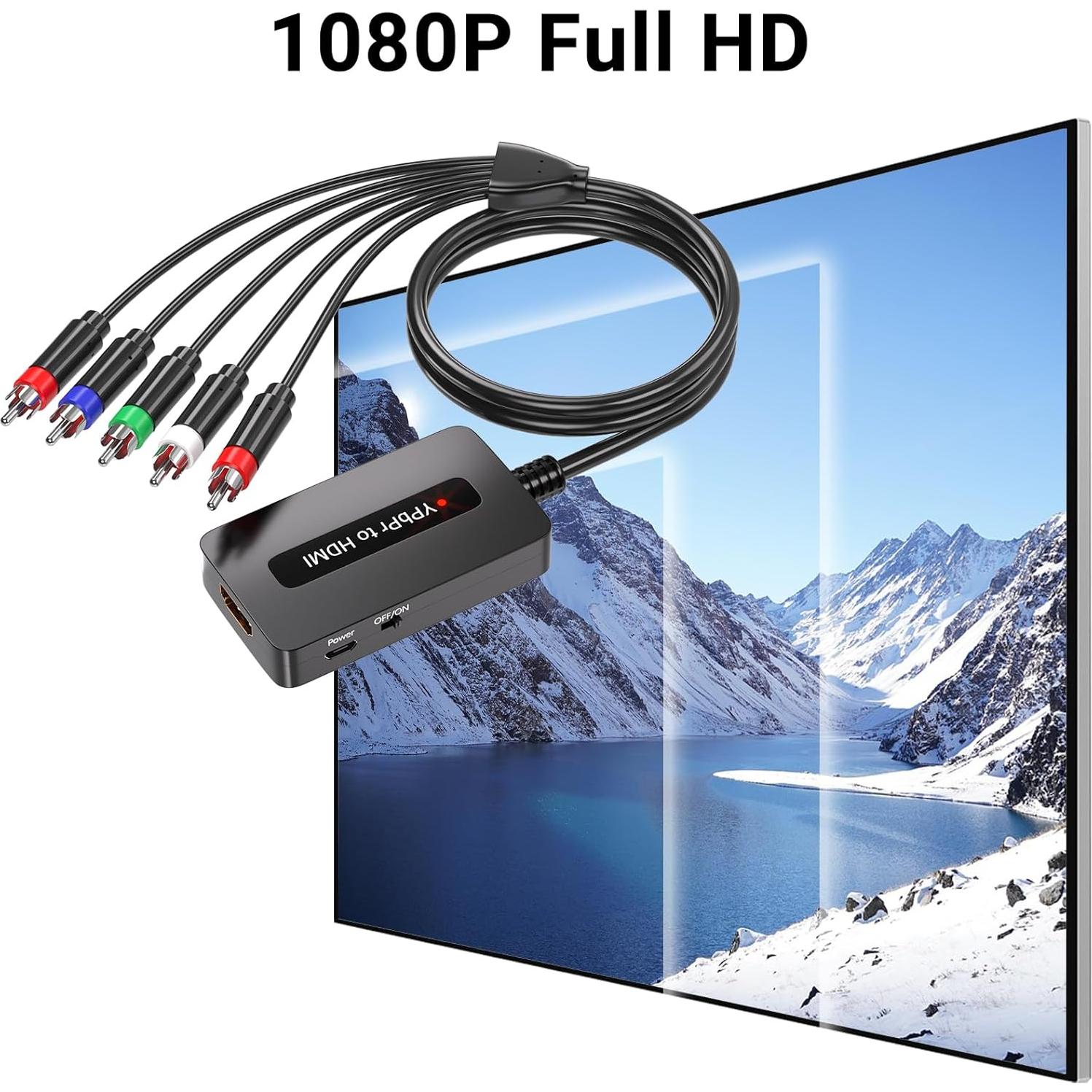 Convertidor de Componente Macho a HDMI 1080P Meng Meng