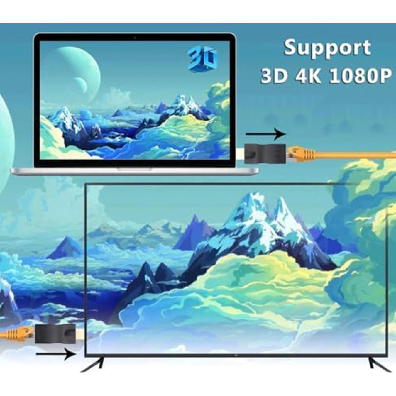 Extensor HDMI a RJ45 4K Znoogrn, 30m, 1080P, sin configuración