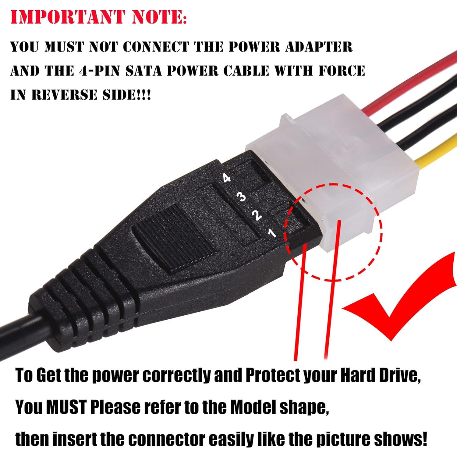 Adaptador Warmstor SATA/PATA/IDE a USB 2.0 para HDD/SSD 2.5"/3.5"