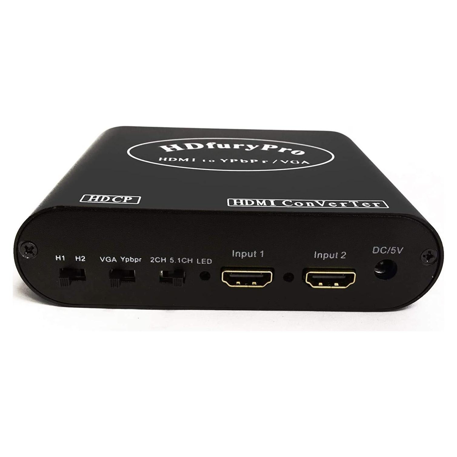 Convertidor HDMI a VGA/YPbPr OREI XD-450 1080p Doble Entrada