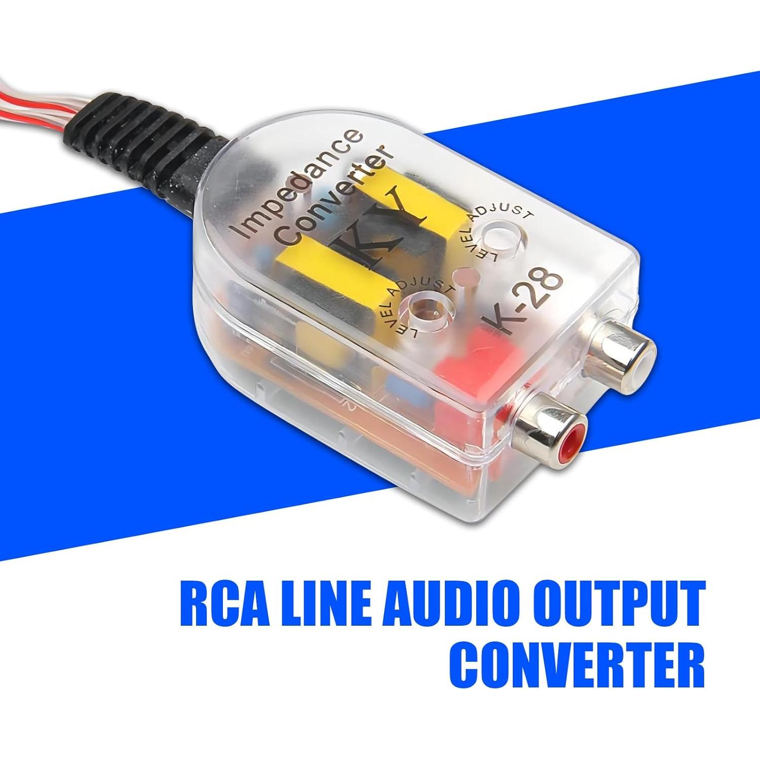 Convertidor de Audio Crynod 2 PCS Alta a Baja Frecuencia