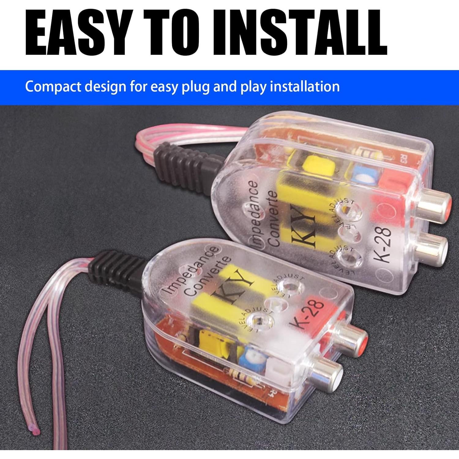 Convertidor de Audio Crynod 2 PCS Alta a Baja Frecuencia