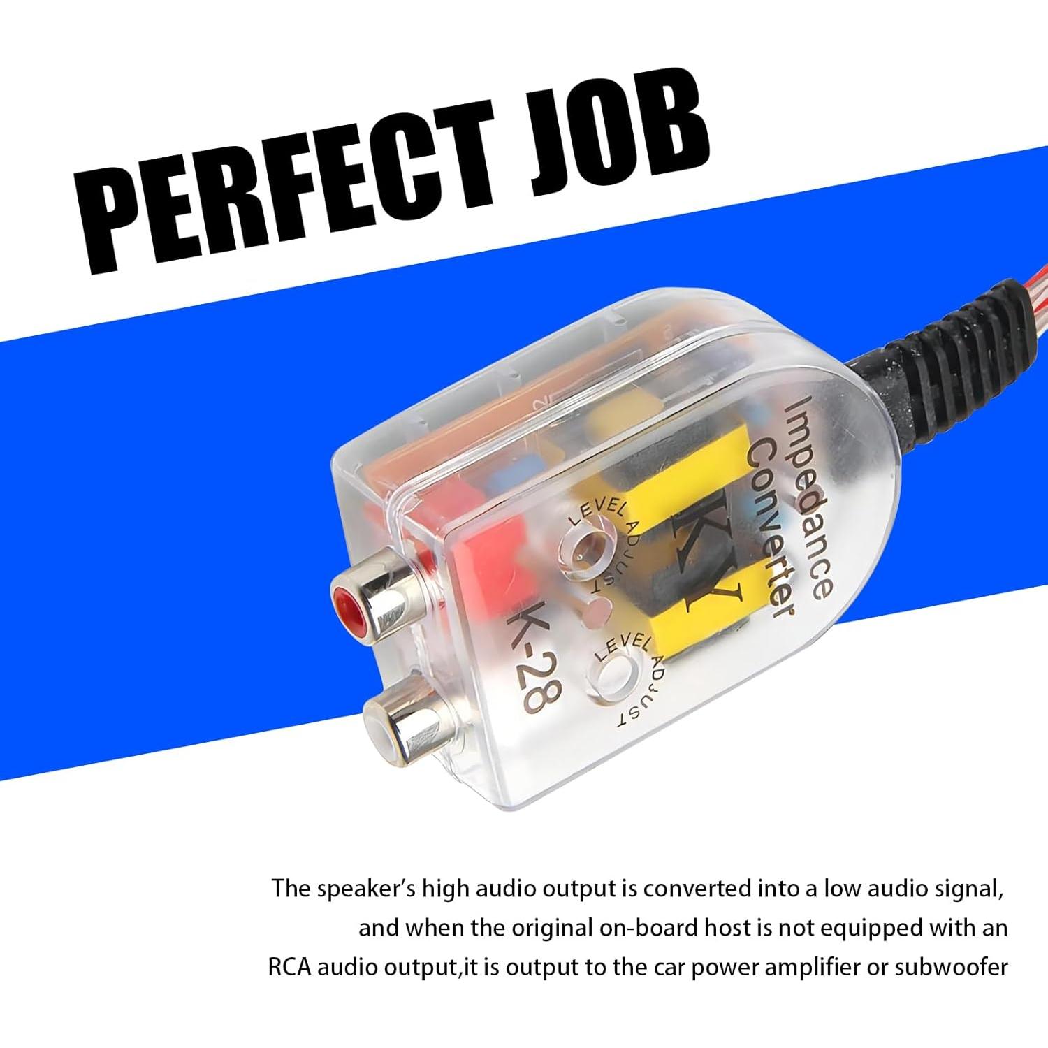 Convertidor de Audio Crynod 2 PCS Alta a Baja Frecuencia