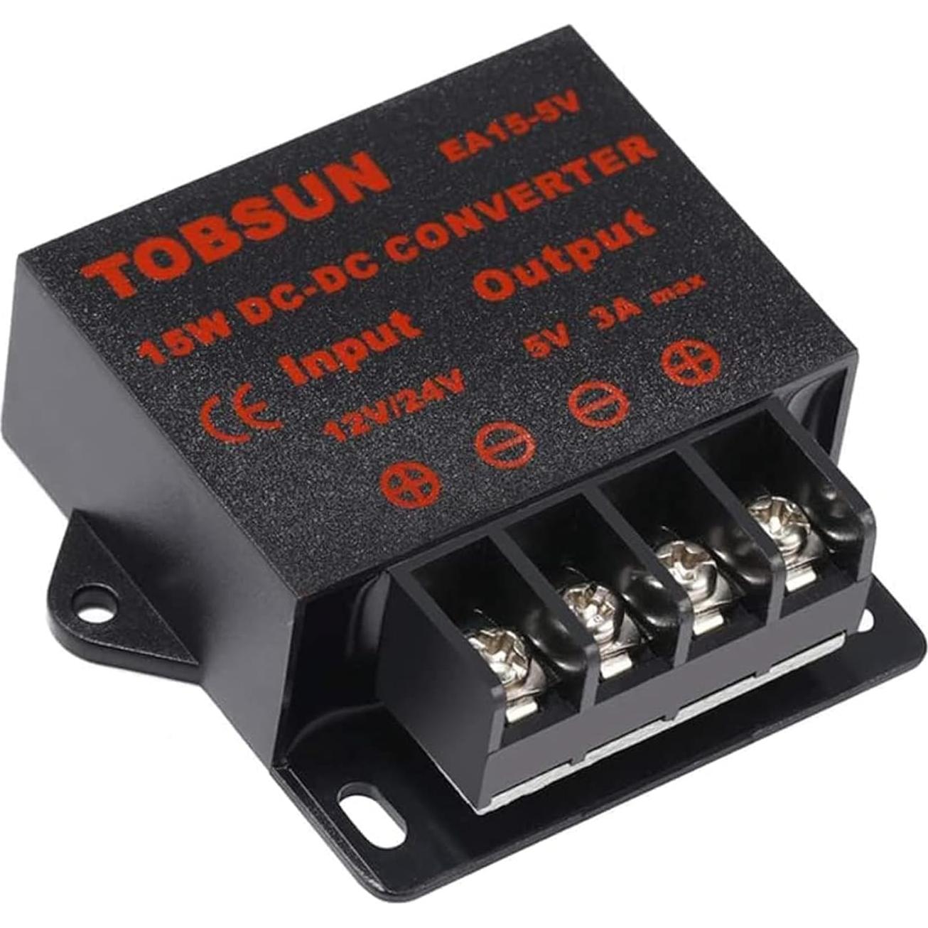 Convertidor Regulador de Voltaje DC 12V/24V a 5V 3A 15W XingHua