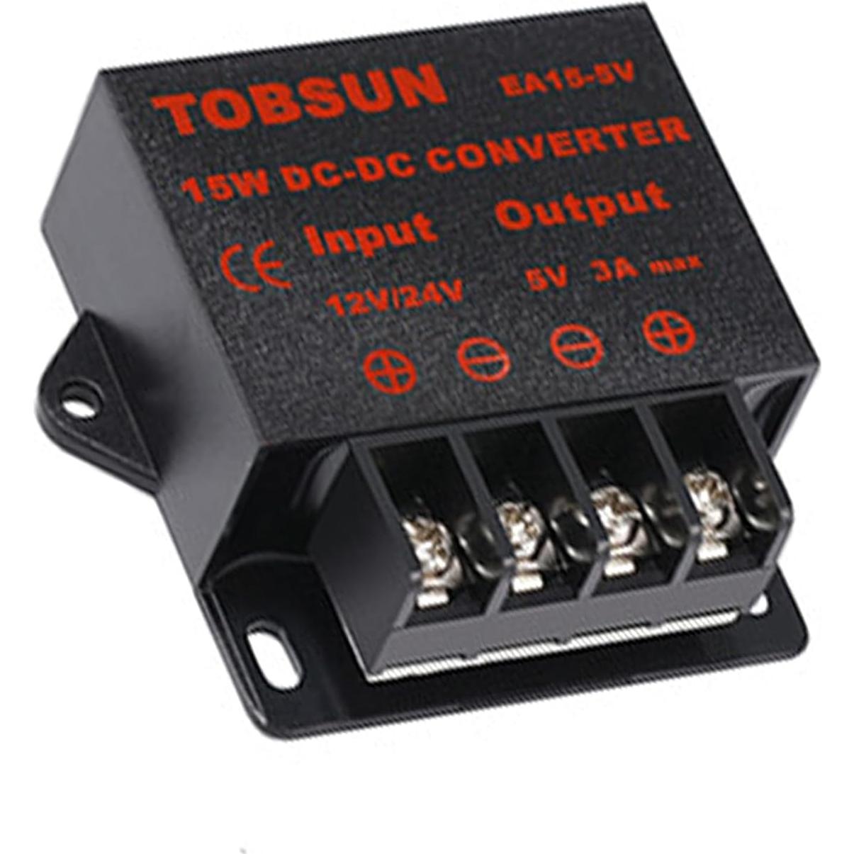 Convertidor Regulador de Voltaje DC 12V/24V a 5V 3A 15W XingHua