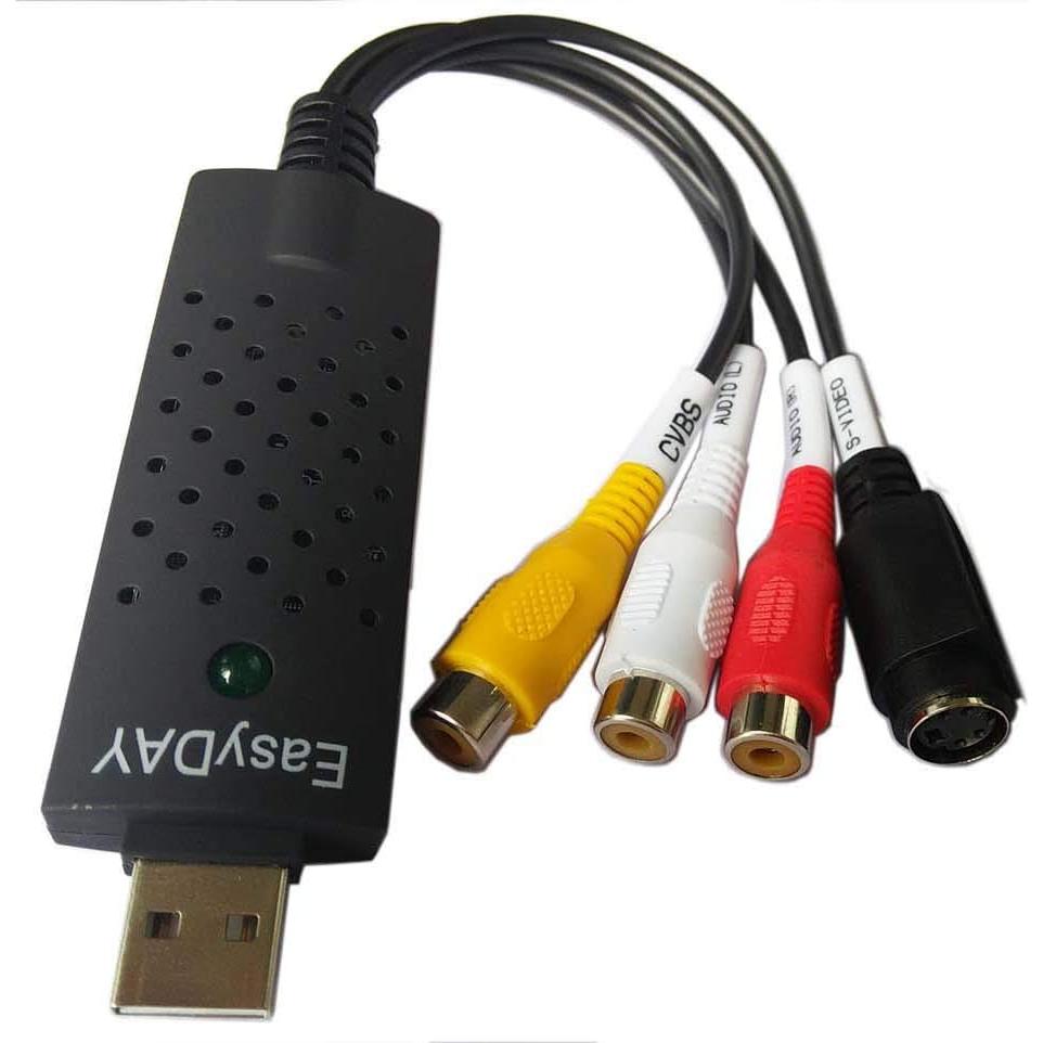 Easycap DC 60 Adaptador USB 2.0 Captura Video y Audio VHS a DVD