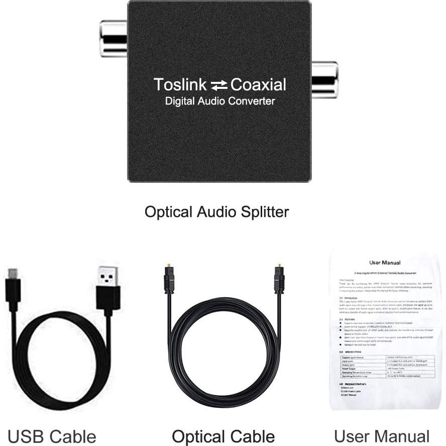 Adaptador de Audio Digital Coaxial Laboen TD-opticalcoaxial