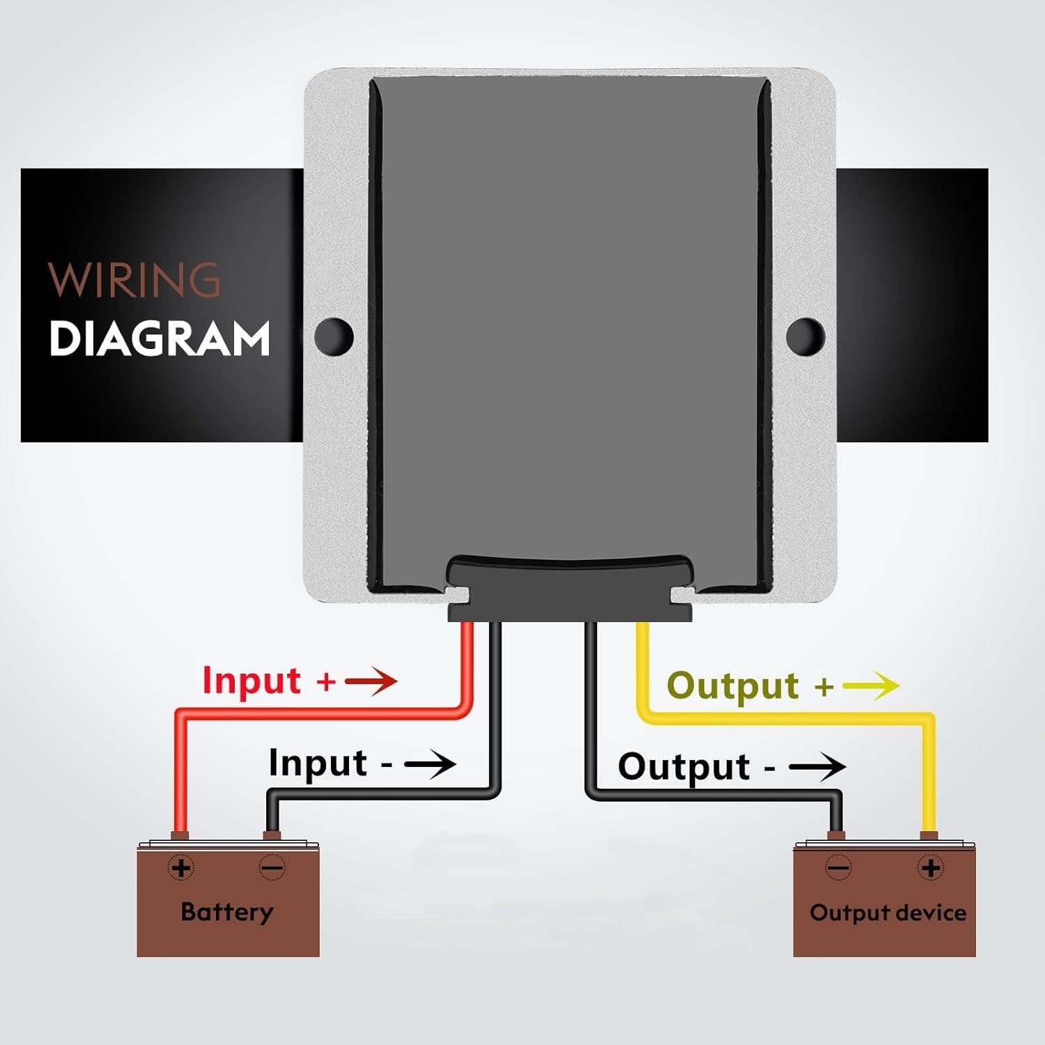 Convertidor DC 12V 20A 240W JRBLVL a prueba de agua