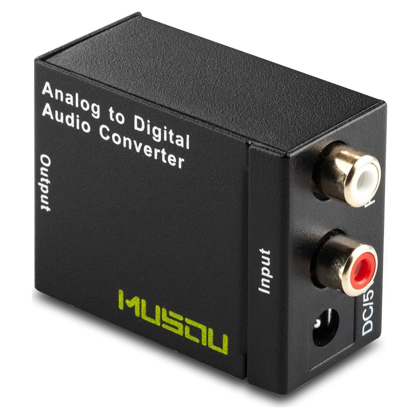 Convertidor RCA a Digital Musou MU-J05 Óptico y Coaxial