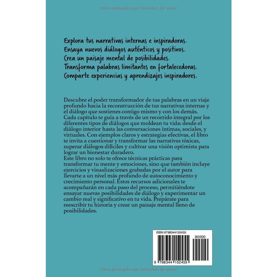 Impulsa tu crecimiento personal cambiando solo palabras: El libro de superación personal en español para cambiar pensamientos negativos, promover la ... una mentalidad positiva. (Spanish Edition)