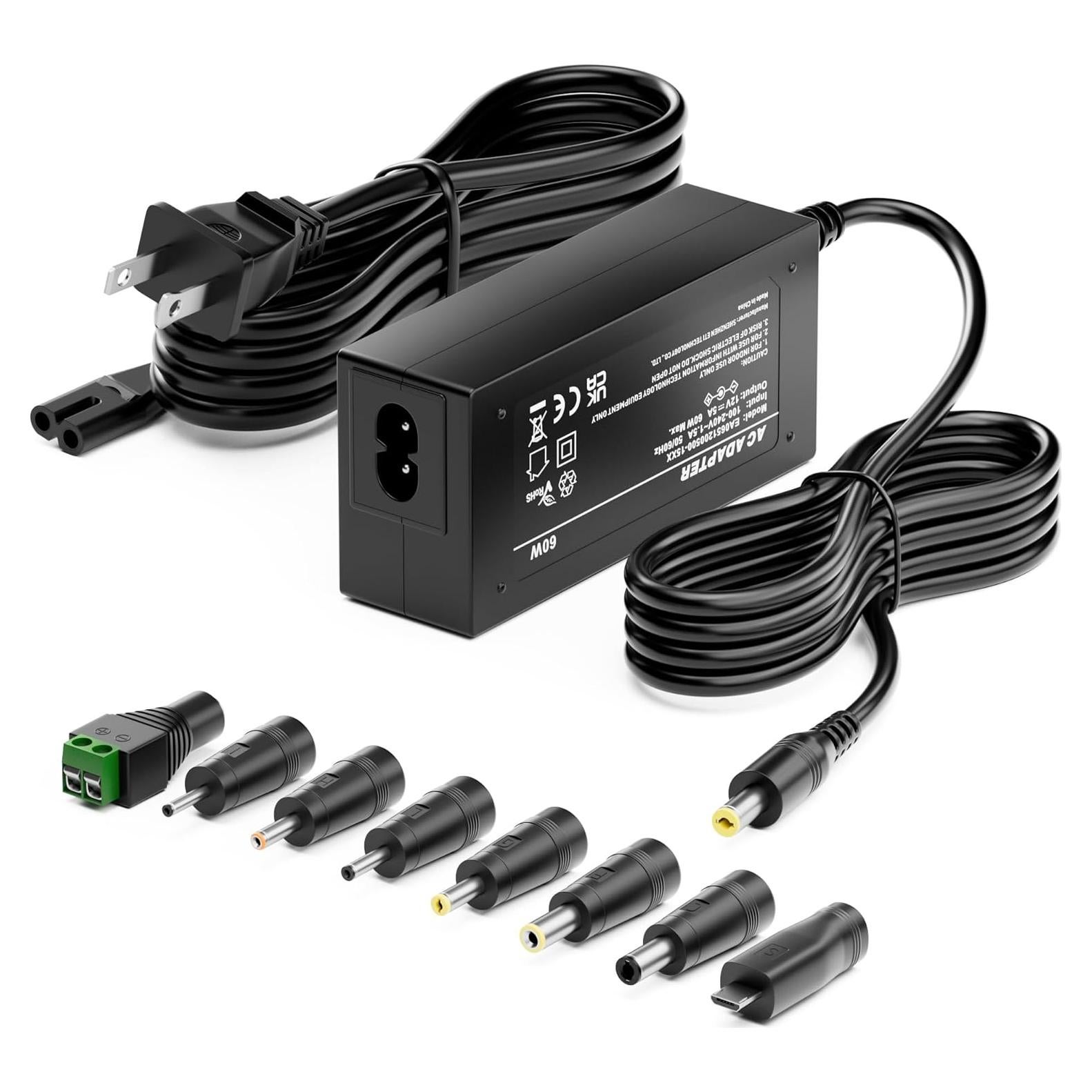 Adaptador de Alimentación 12V 5A AC-DC SHENZHEN ETI 60W