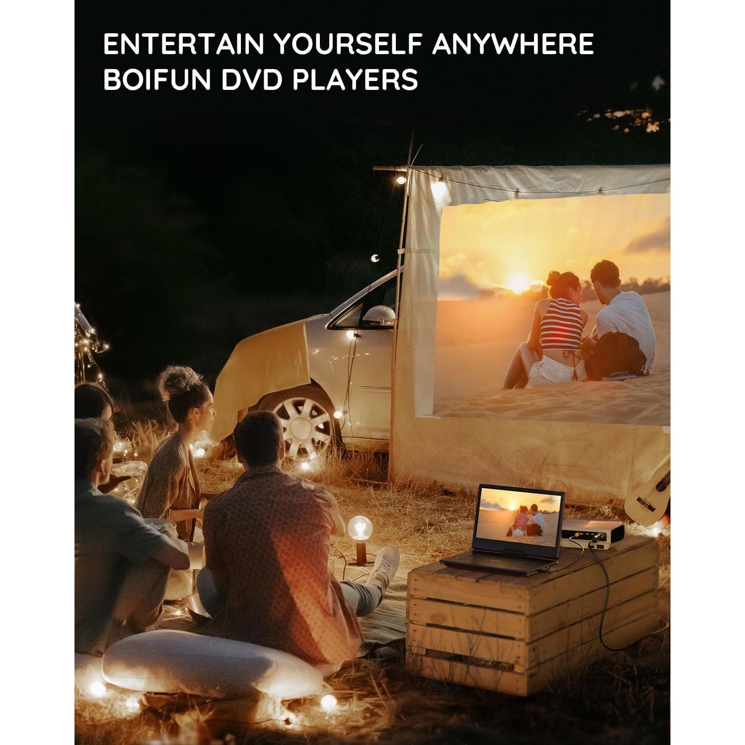 Reproductor de DVD Portátil BOIFUN BFN-142 14.1" HD Negro