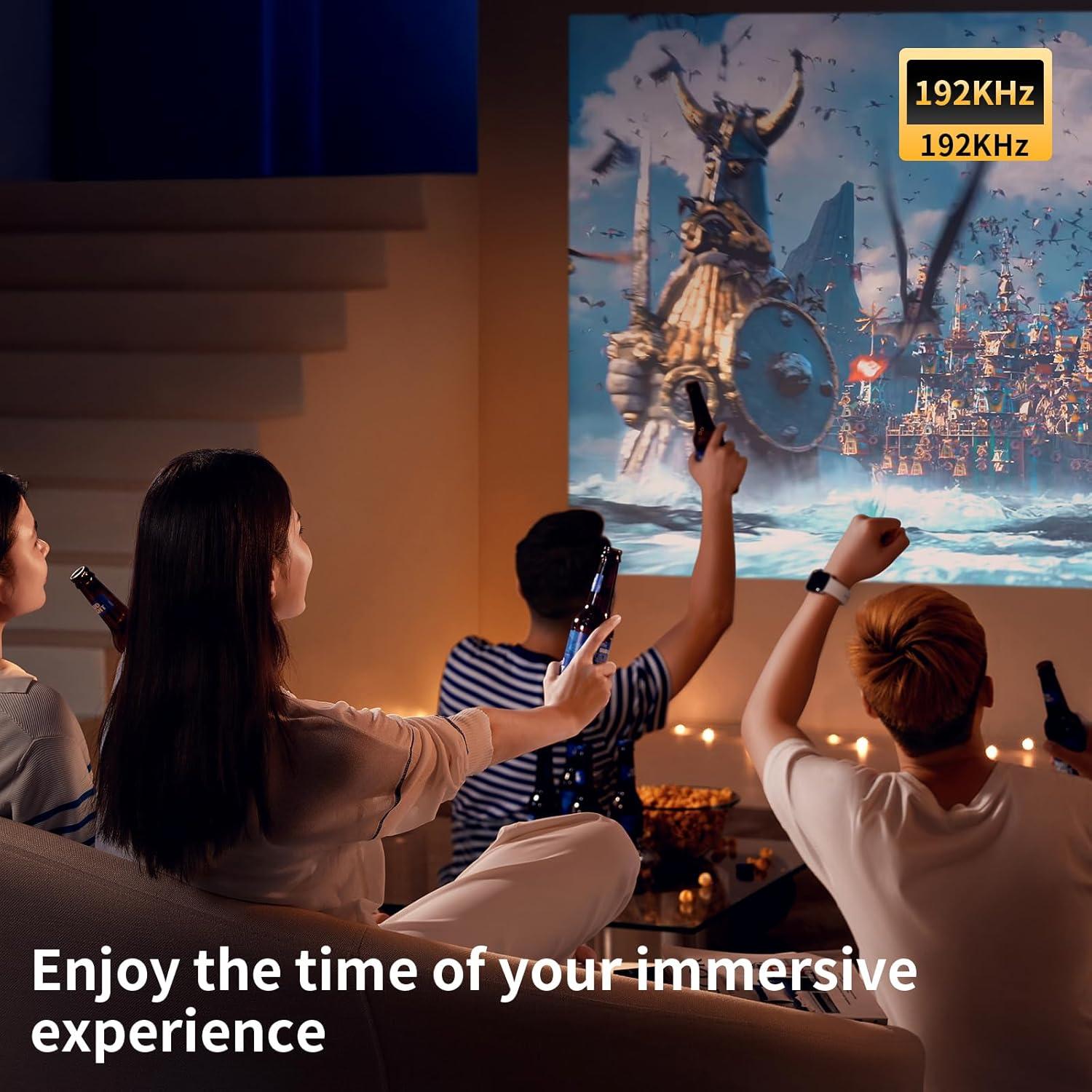 Extractor de Audio HDMI ARC Tihokile a Óptico 192KHz 3.5mm