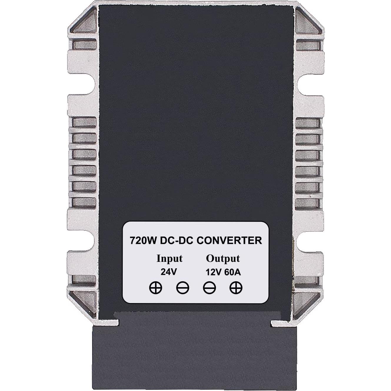 Transformador reductor DC 24V a 12V 60A 720W Valefod