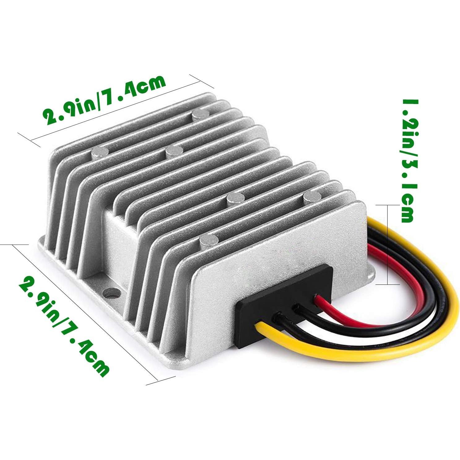 Convertidor de Voltaje DC 24V a 12V 20A 240W IP68