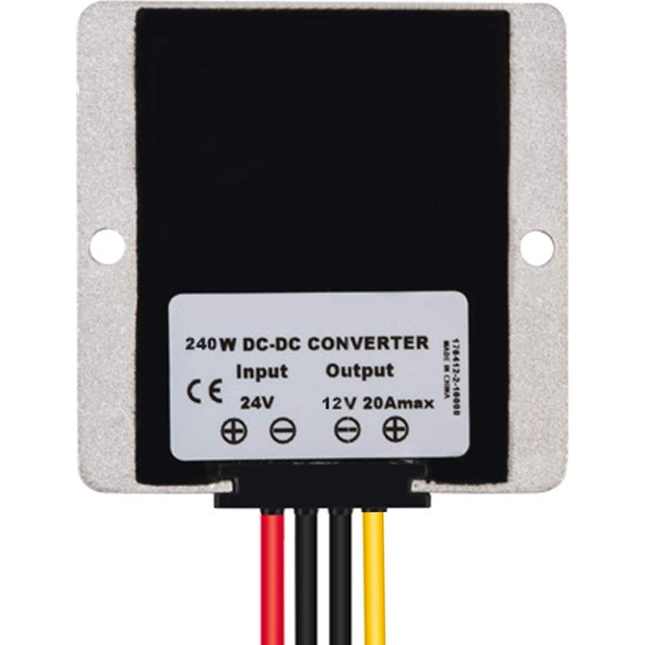 Convertidor de Voltaje DC 24V a 12V 20A 240W IP68