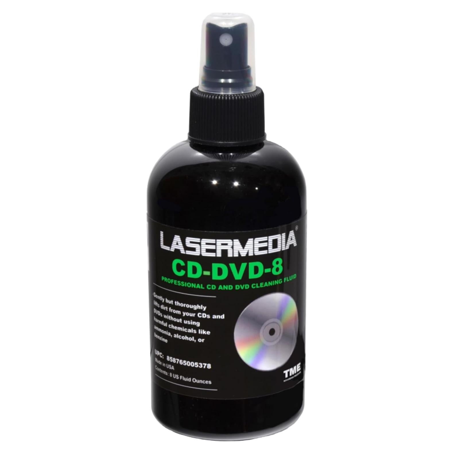 Limpiador de CD y DVD Lasermedia CD-DVD-8 - 237 ML