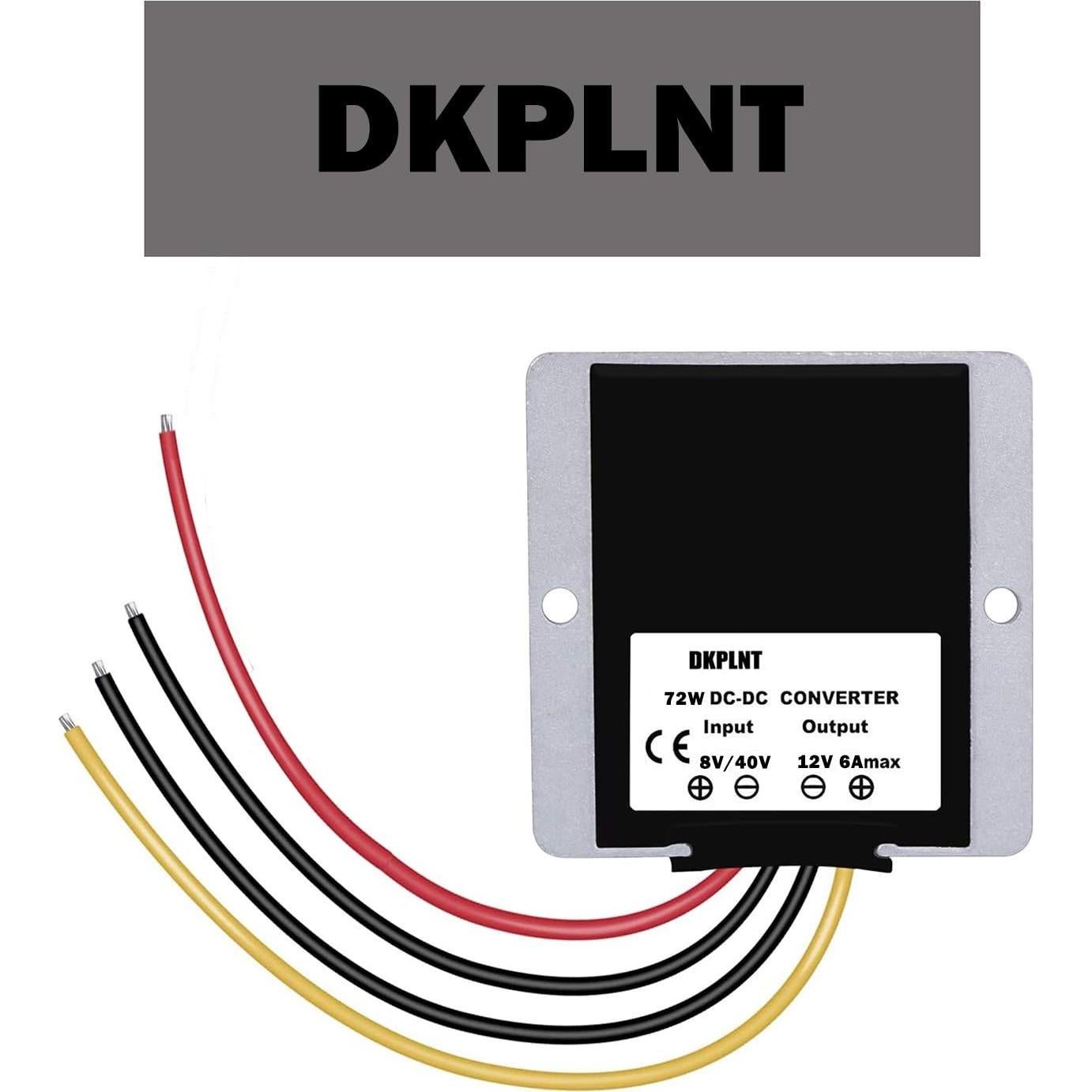Convertidor de Voltaje Buck Boost 72W 12V 6A IP68 dkplnt