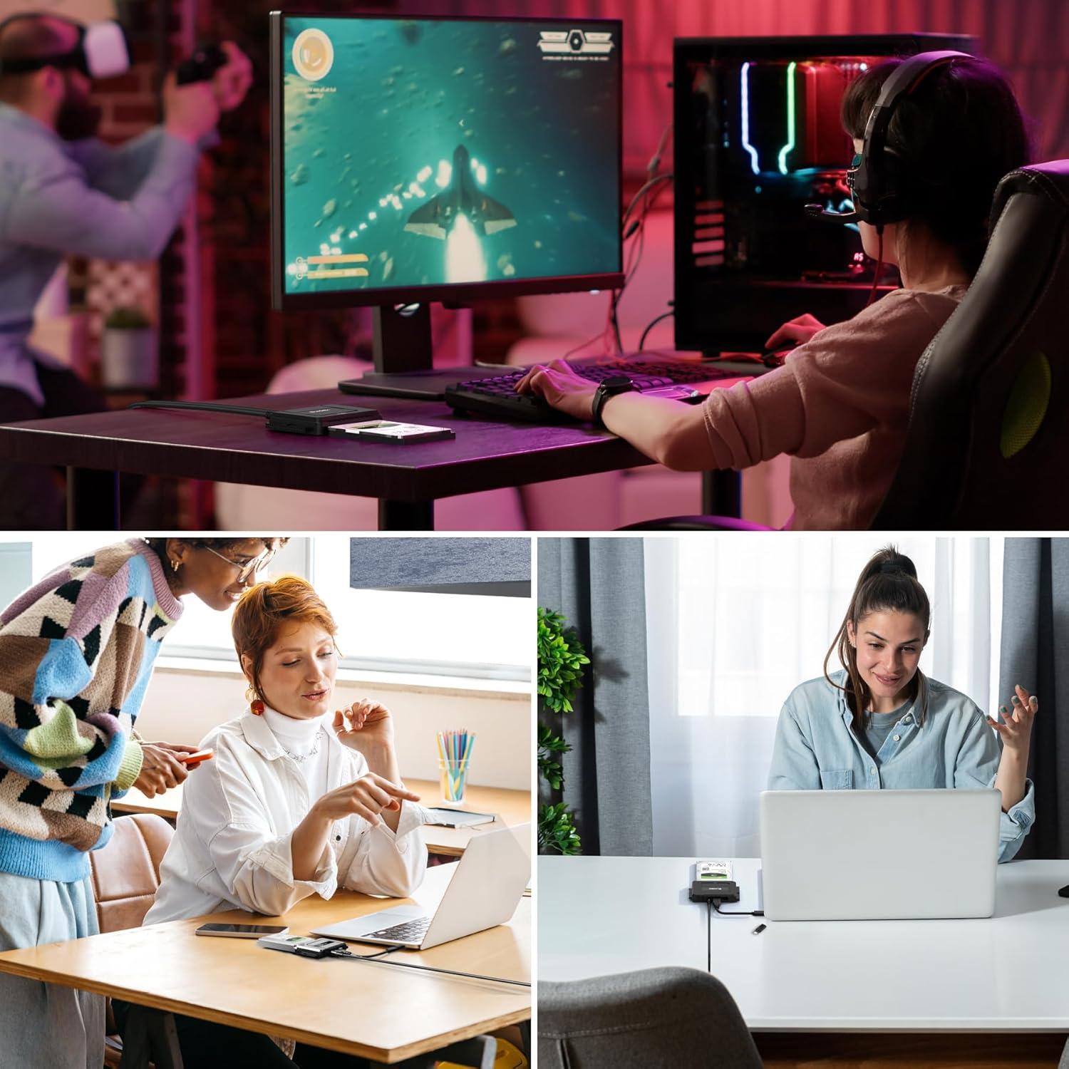 Convertidor USB 3.0 a IDE SATA SUIDEK - Lector HDD/SSD 2.5"/3.5"