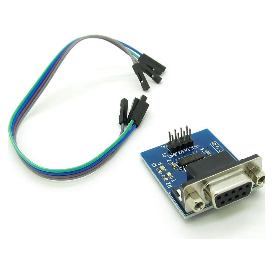 Convertidor RS232 a TTL NewZoll con 4 Cables Dupont 20CM