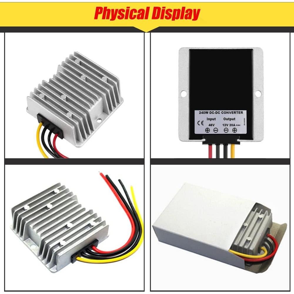 Convertidor Elevador DC 24V a 48V 5A 240W Protooma