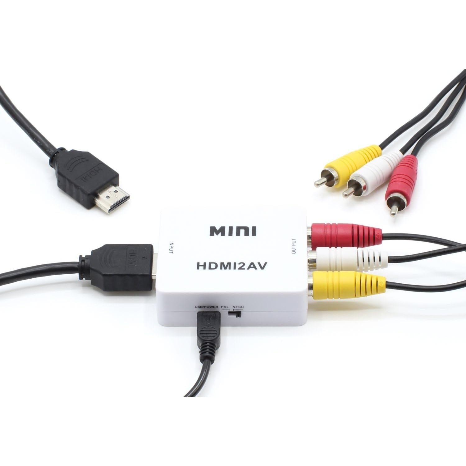Convertidor HDMI a RCA THE CIMPLE CO - Kit Blanco