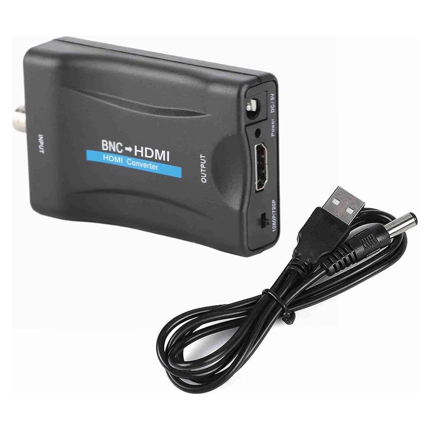 Convertidor BNC a HDMI Lockish 720P/1080P para CCTV