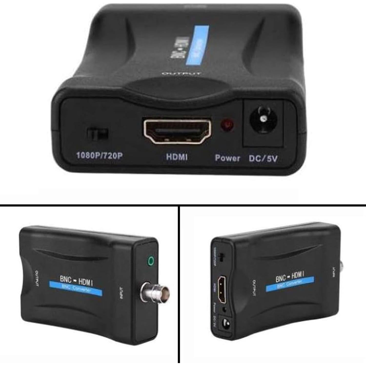 Convertidor BNC a HDMI Lockish 720P/1080P para CCTV