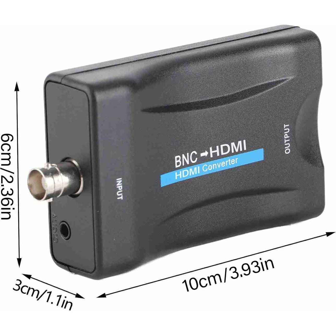 Convertidor BNC a HDMI Lockish 720P/1080P para CCTV