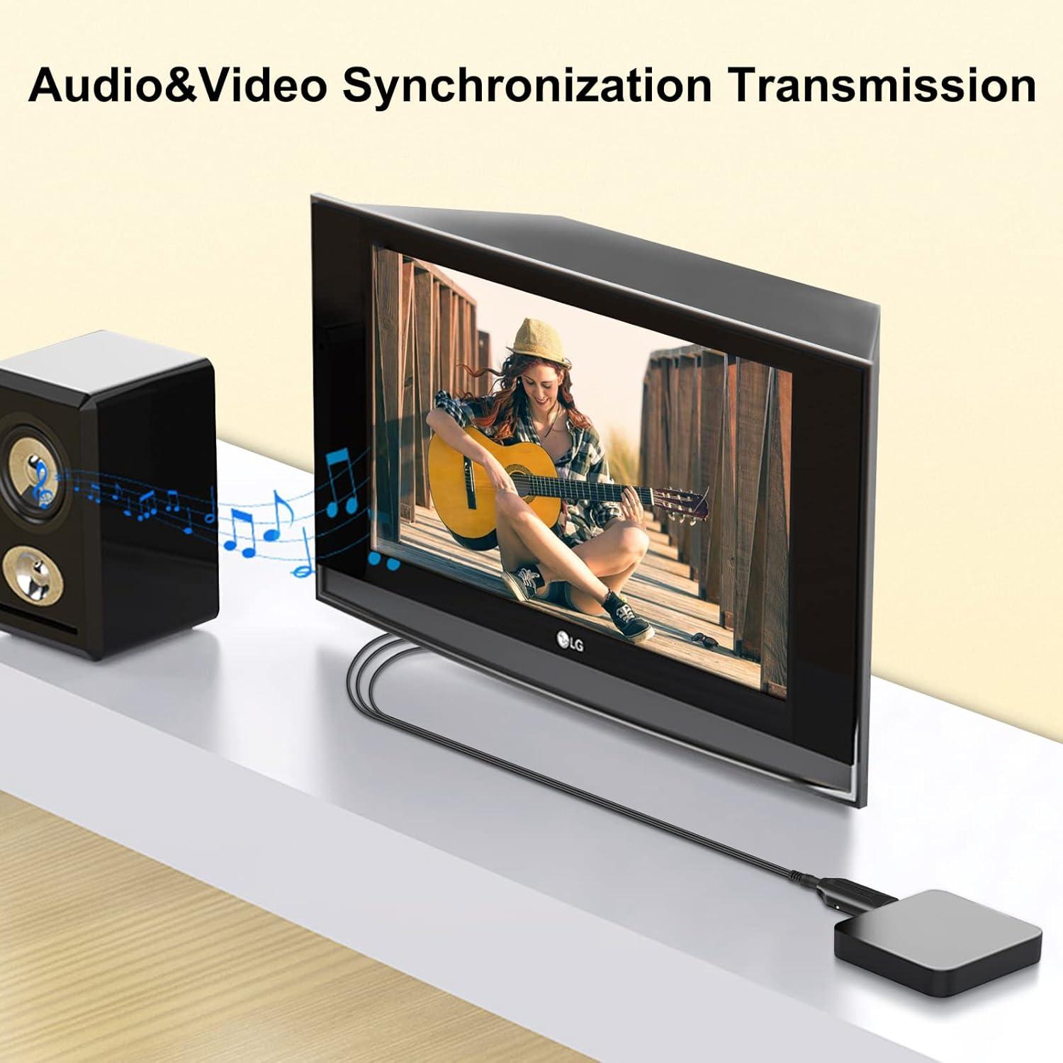 Convertidor HDMI a RCA Wiistar D13W 1080P Compatible con TV