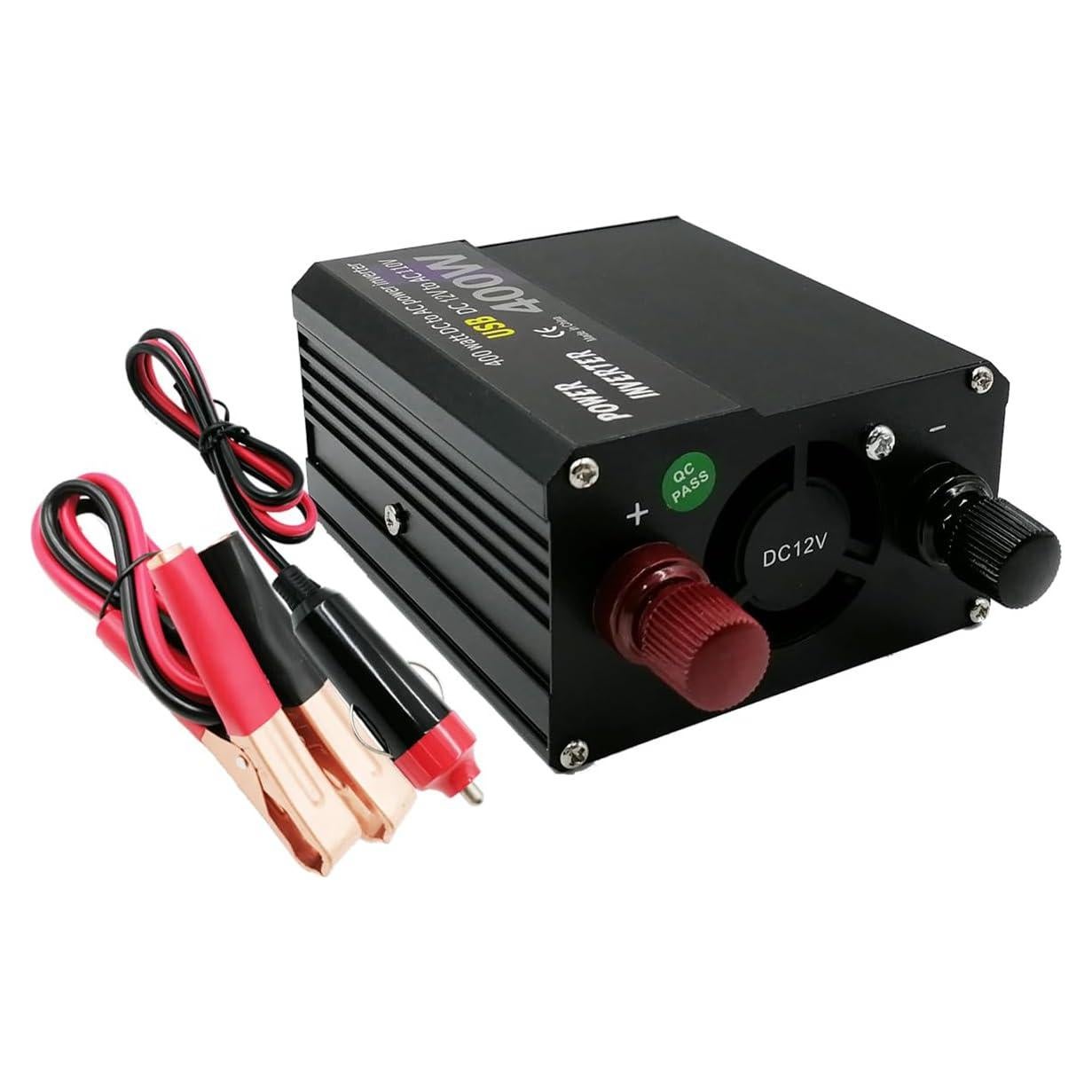 Inversor de Potencia 300W DC12V a 110V AC Haoxia con USB
