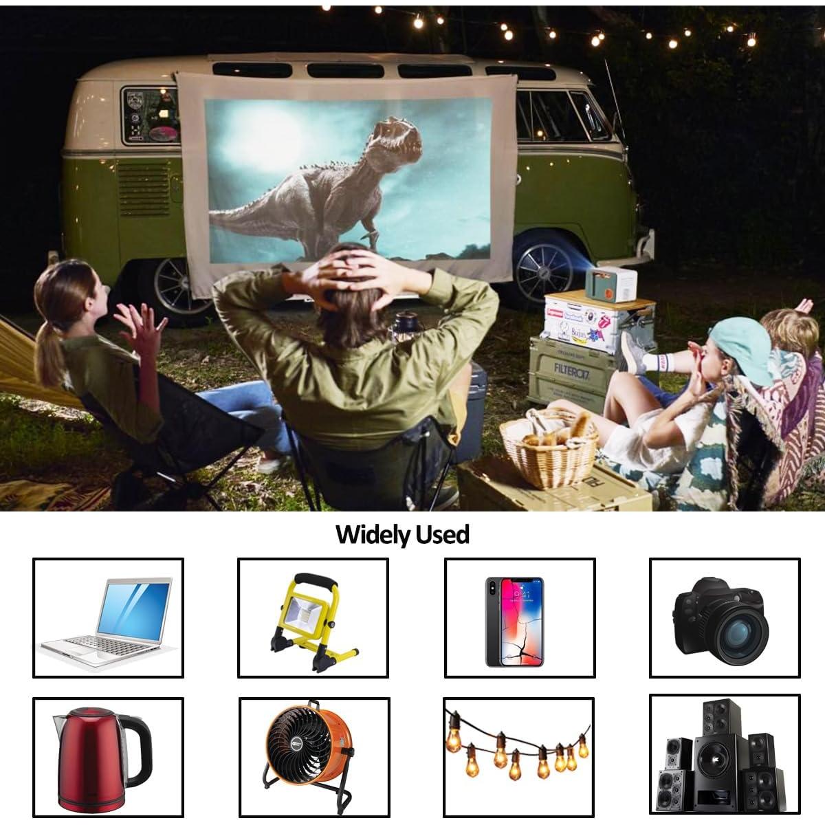 Inversor de Potencia 300W DC12V a 110V AC Haoxia con USB