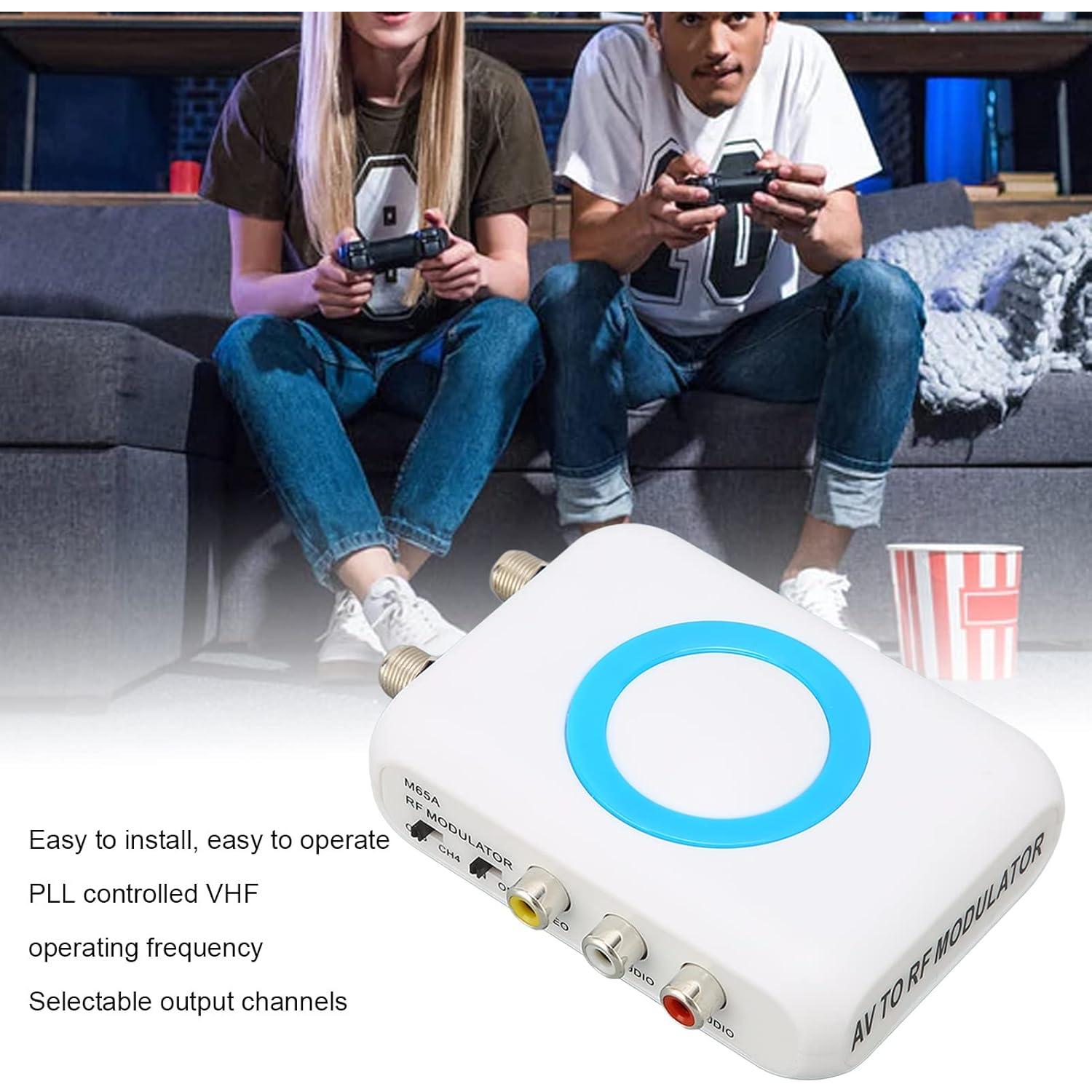 Modulador RF Heayzoki HDMI a Coaxial VHF 80dB para TV