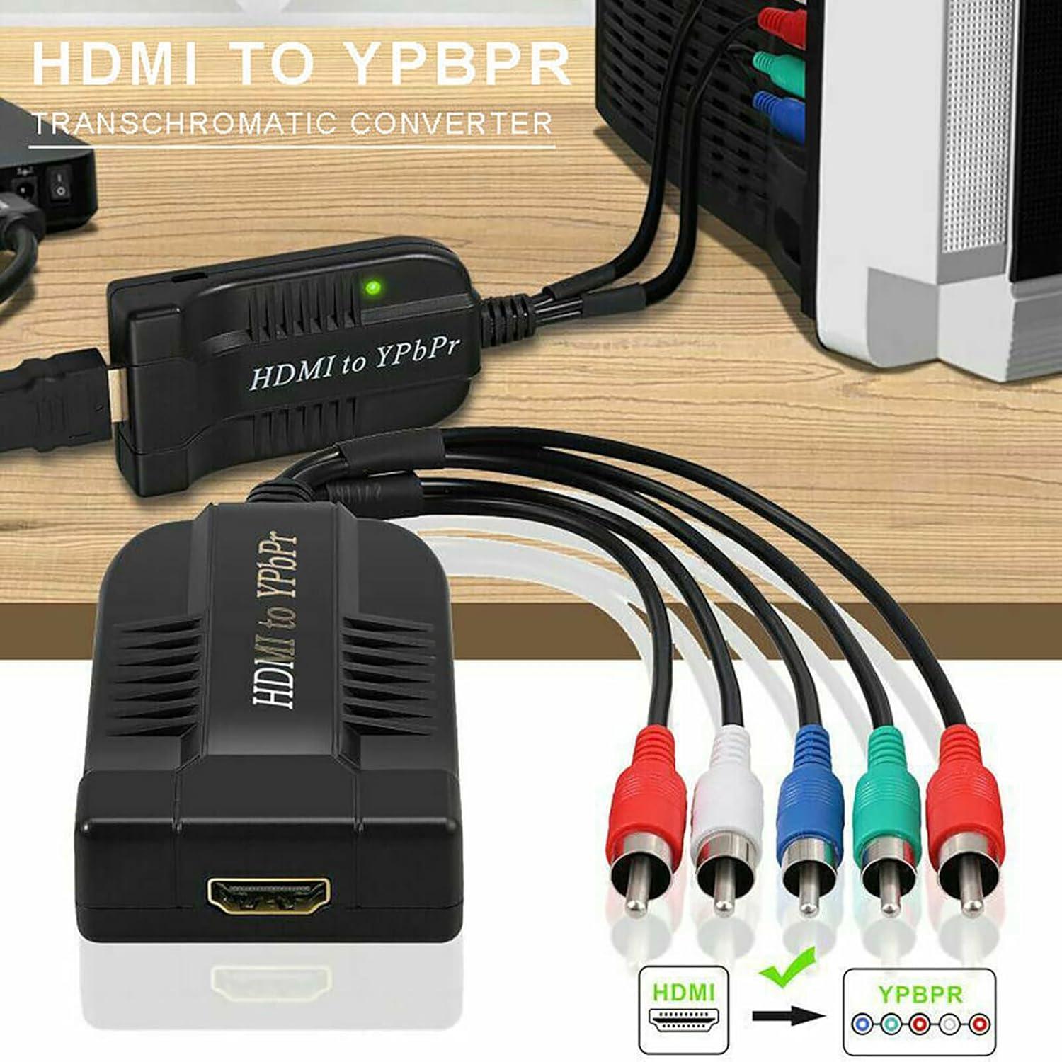 Convertidor HDMI a YPbPr 1080p TECKEEN para TV Box y DVD