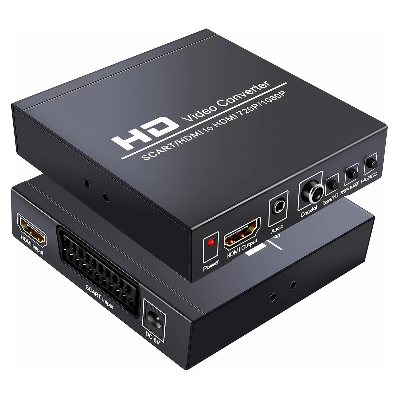 Convertidor SCART a HDMI 1080P GRACETOP con audio 3.5mm