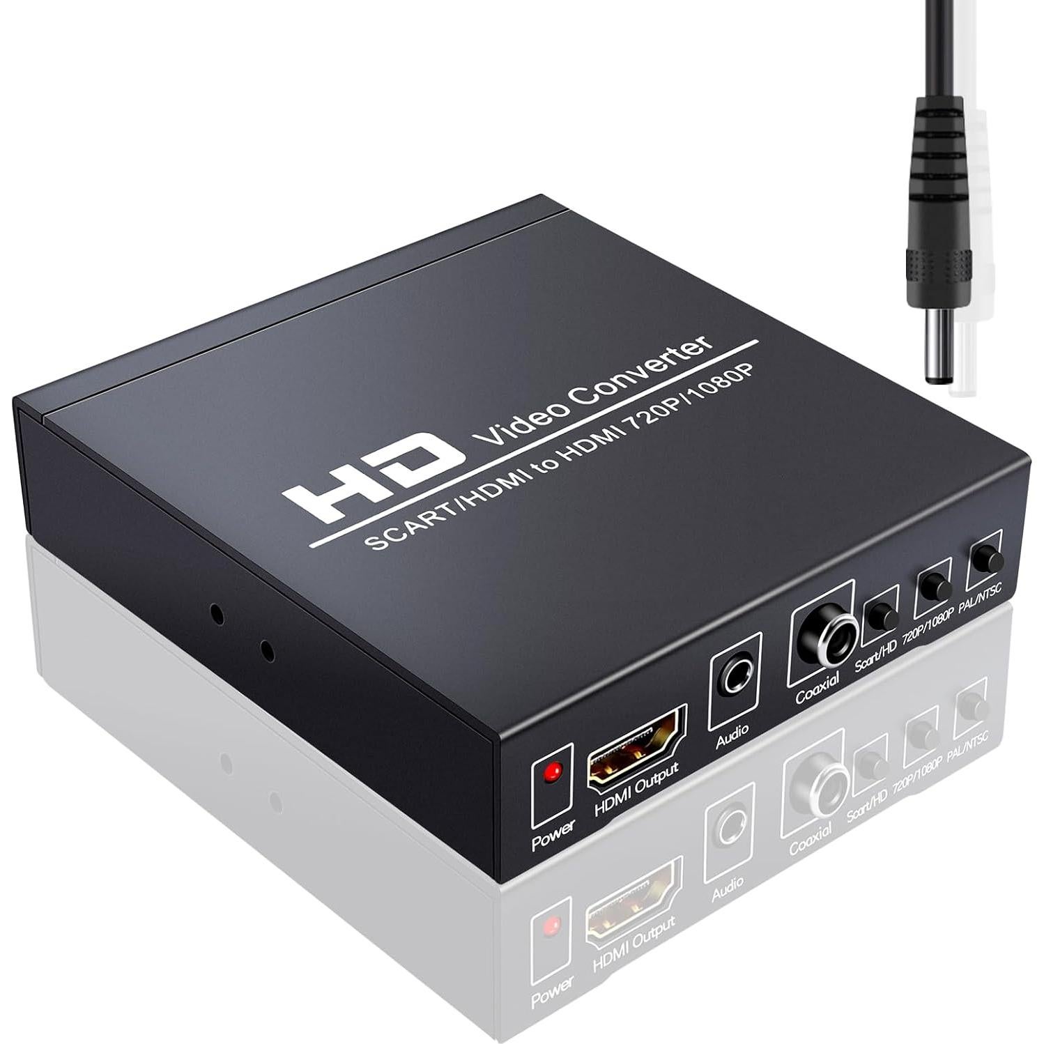 Convertidor SCART a HDMI 1080P GRACETOP con audio 3.5mm
