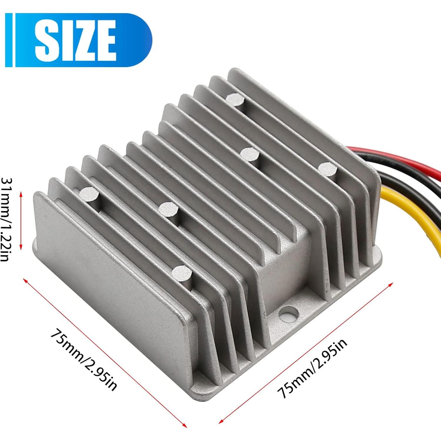 Convertidor Regulador 36V/48V a 12V 30A 360W EATAKWARD IP68