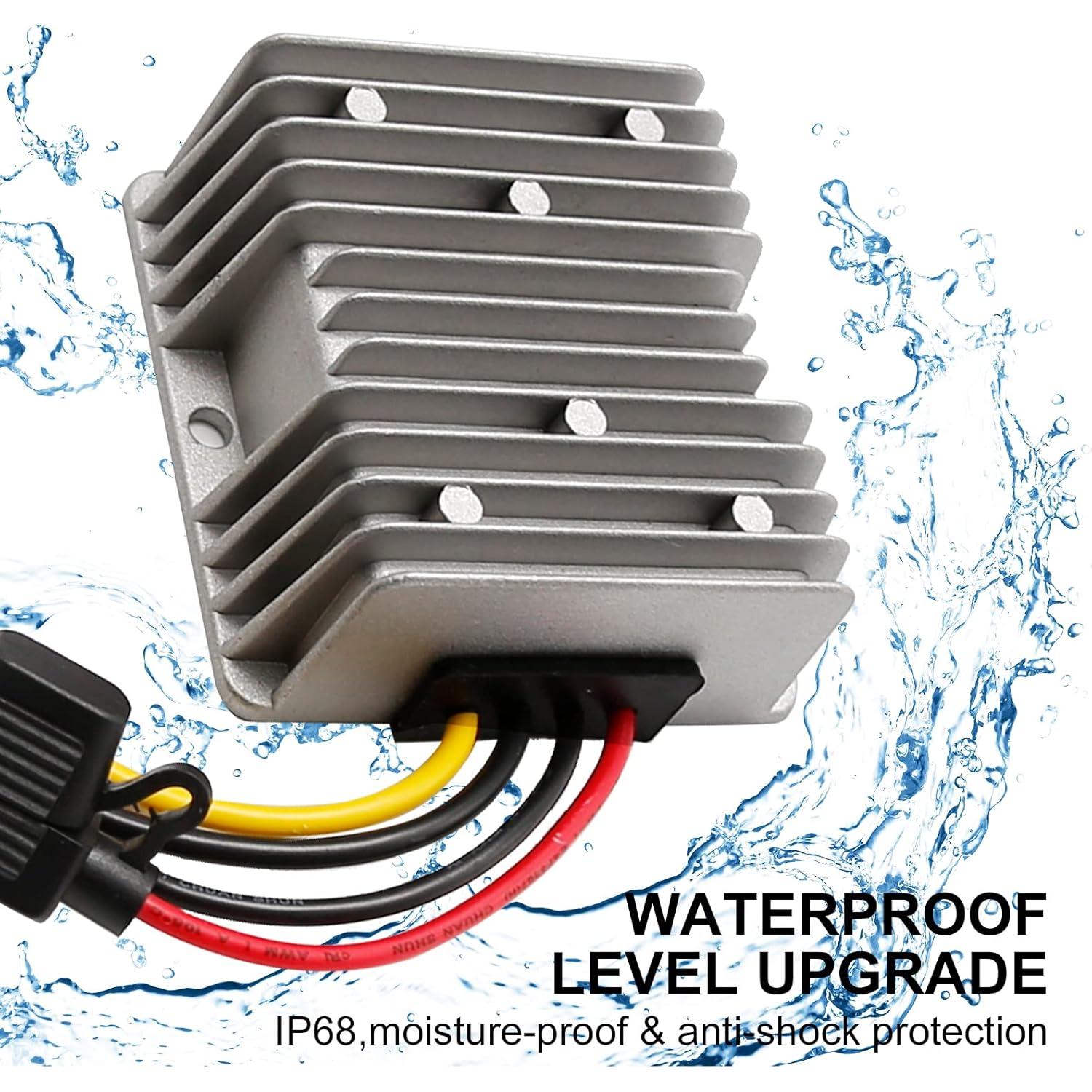 Convertidor Regulador 36V/48V a 12V 30A 360W EATAKWARD IP68