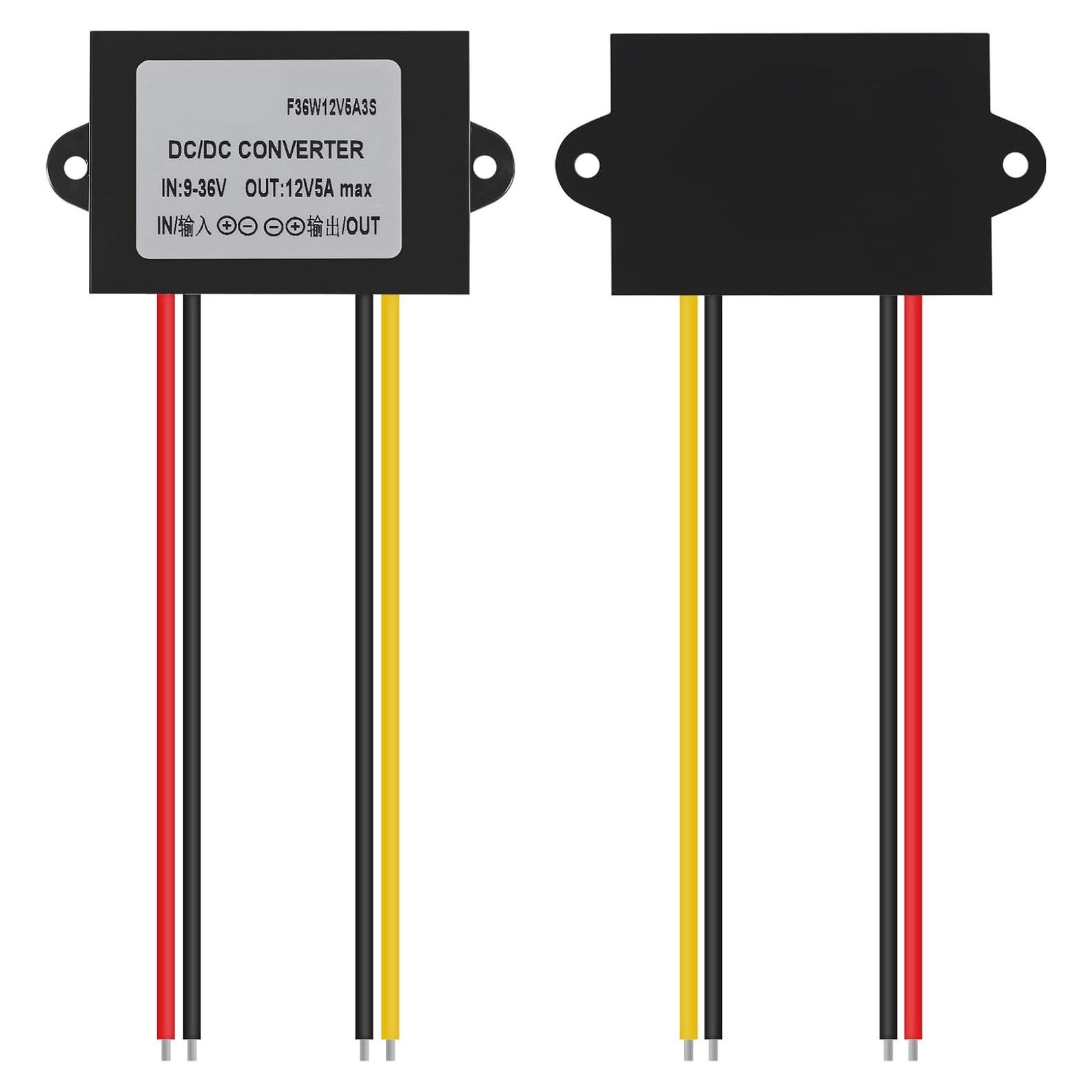 Convertidor Buck Boost DC 12V 5A 60W Impermeable Shutao