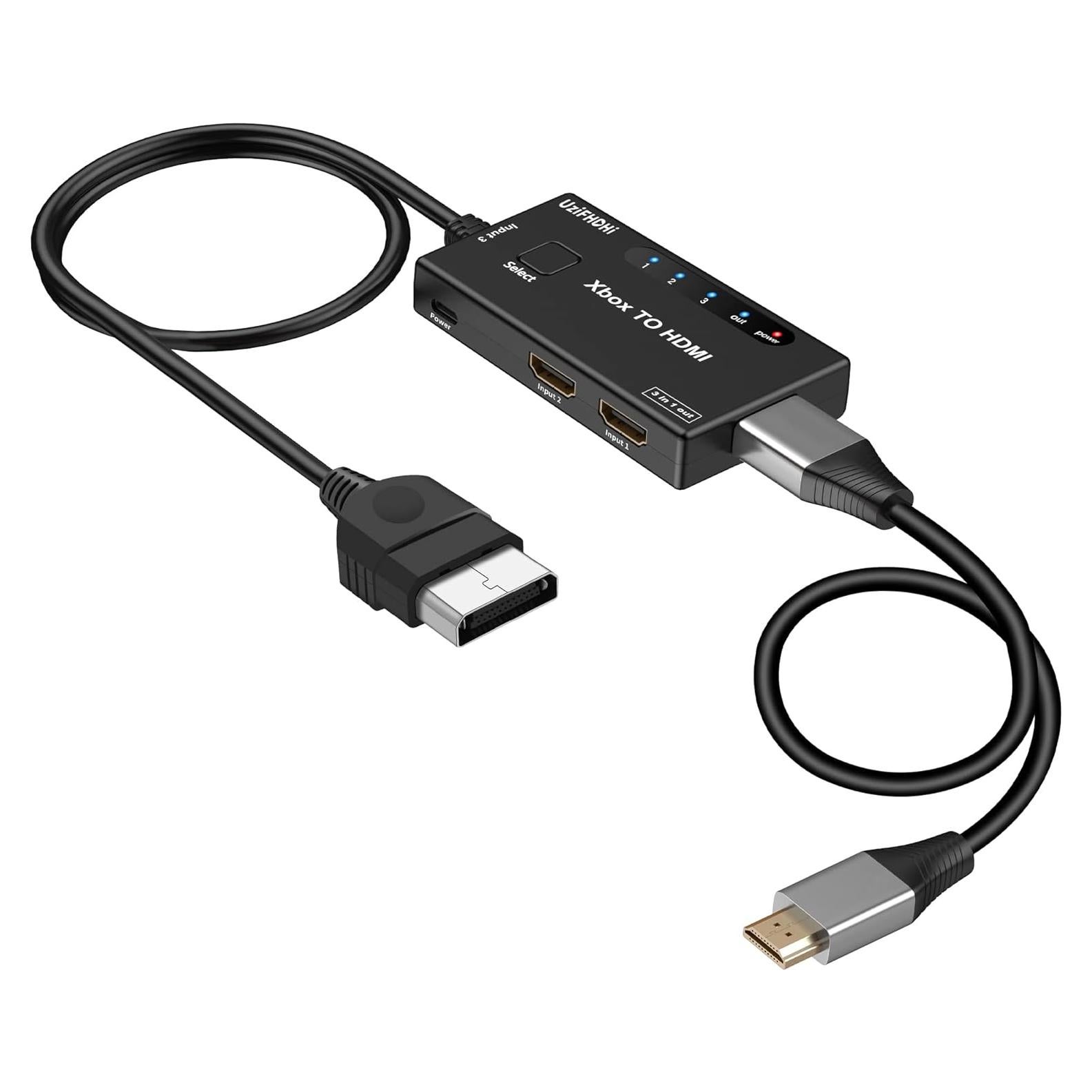Adaptador Convertidor HDMI 4K 1080P Uzifhdhi para Xbox y más