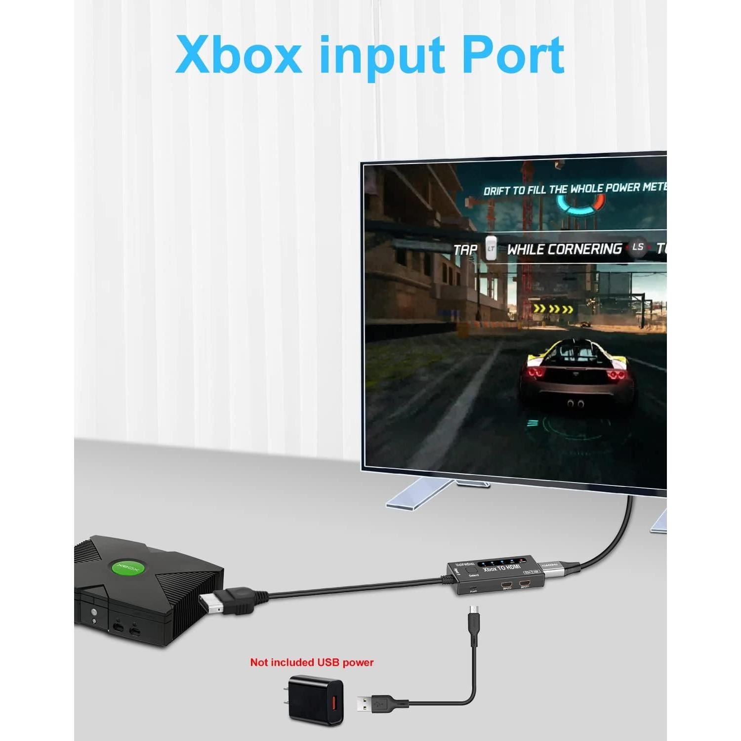 Adaptador Convertidor HDMI 4K 1080P Uzifhdhi para Xbox y más