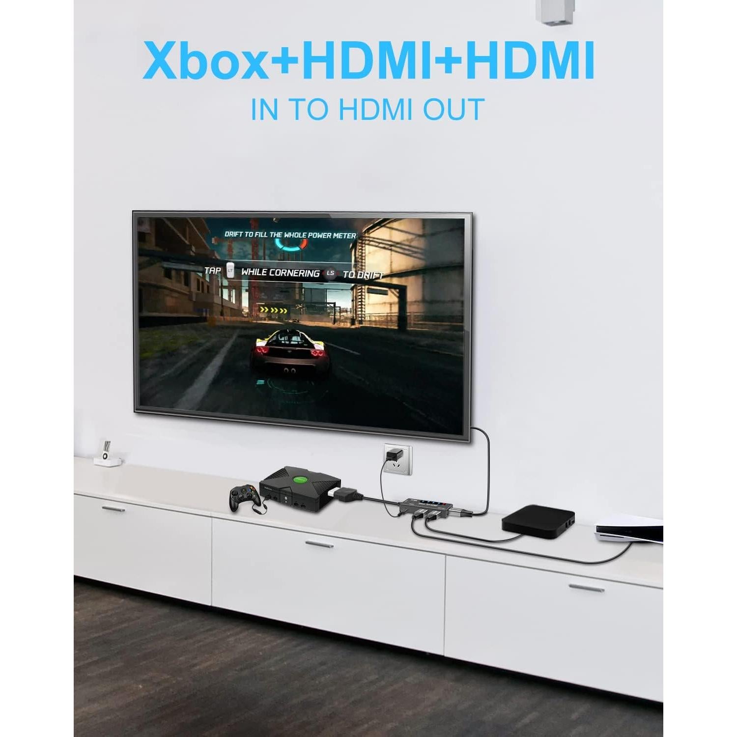 Adaptador Convertidor HDMI 4K 1080P Uzifhdhi para Xbox y más