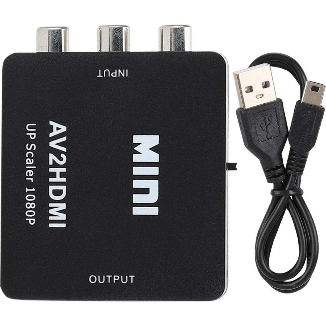 Convertidor de Video HD AV a HDMI Sanpyl 1080P USB